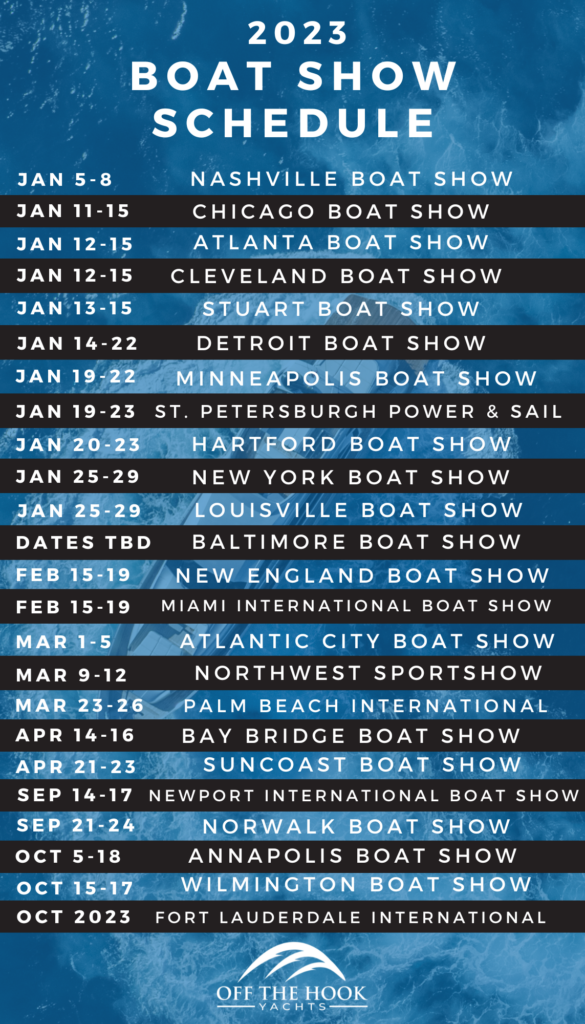 yacht show calendar 2023