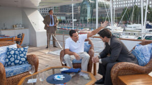 Superyachts Featured in Movies, off the hook yachts, the world of wall street, james bond, the bourne legacy