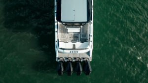 tech, reasons to buy a nor tech, fushion, power, luxury, quad mercury 450s, racing motors, mercury motors, offshore racing, poker runs, custom detailed interior, custom interior, one of a kind