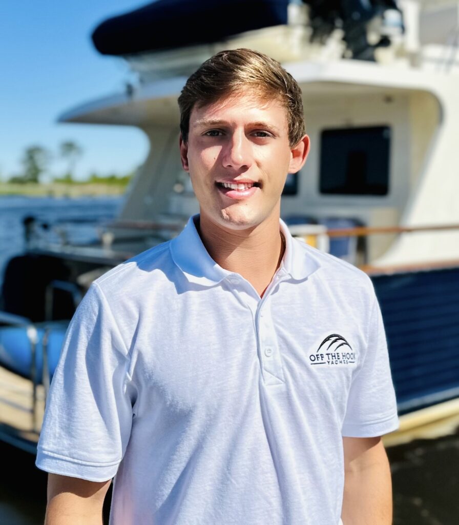 trace russell, off the hook yachts, yacht broker, boating, yachting, boats, yachts, business development assistant, employee spotlight