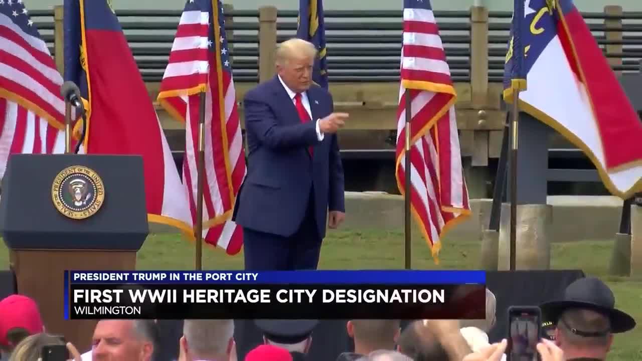 President Trump declares Wilmington a WWII Heritage City